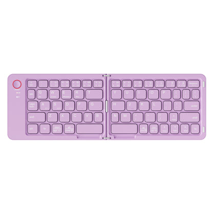 Portable Wireless Mini Foldable Bluetooth Keyboard , Ultra-Slim Aluminum Travel Folding Keyboards