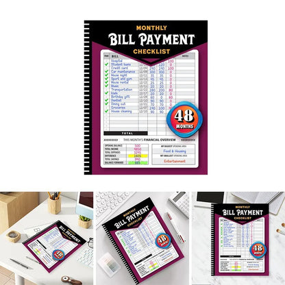 Monthly Bill Payment Checklist: Bill Tracker Notebook