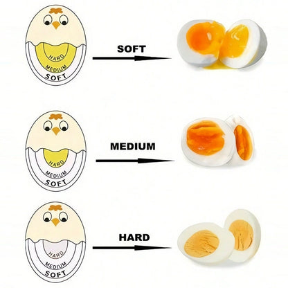 Egg Timer Sensitive Hard & Soft Boiled Color Changing Indicator Tells When Eggs are Ready