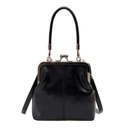2026 Retro Style Crossbody Bag, Vintage Small Kisslock Frame Bag