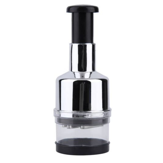 Multi-Functional Stainless Steel Manual Chopper & Masher – Handheld Food Dicer/Crusher