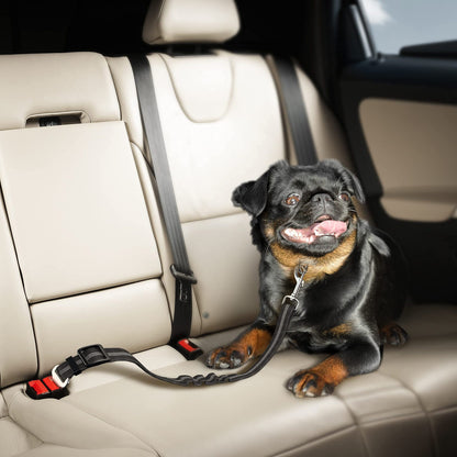 2Pcs/set 3 in 1 Pet Car Adjustable Seatbelt Leash