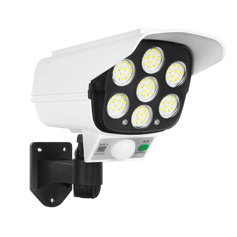 Outdoor Motion Sensor Solar Lights 2000 Lumens 77 LEDs With Remote Controller