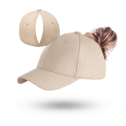 Magnetic Closure Ponytail Hats for Women Baseball Caps with Hidden Back Opening
