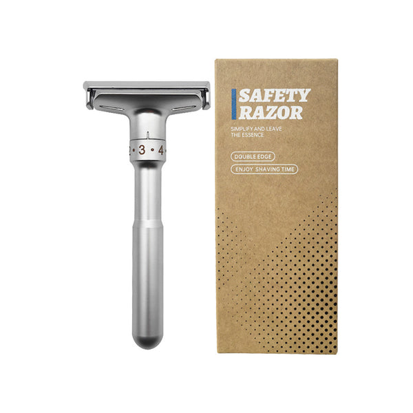 Versatile Portable Manual Beard Trimmer for Men All Facial Hair Types- Adjustable Sharpness Shaving Tool with Durable Design