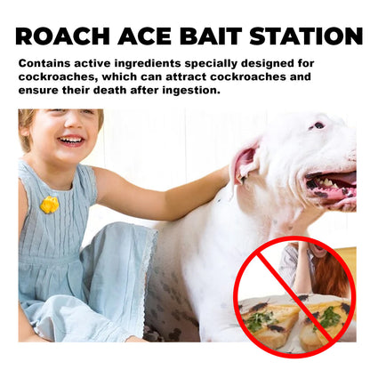 8PCS Roach Bait & Killer - Roach Repellent Stations for Nest Repellent of Indoor Infestations