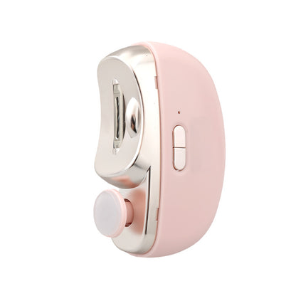 3-in-1 Automatic Electric Nail Clipper & Polisher with Light, 2-Speed
