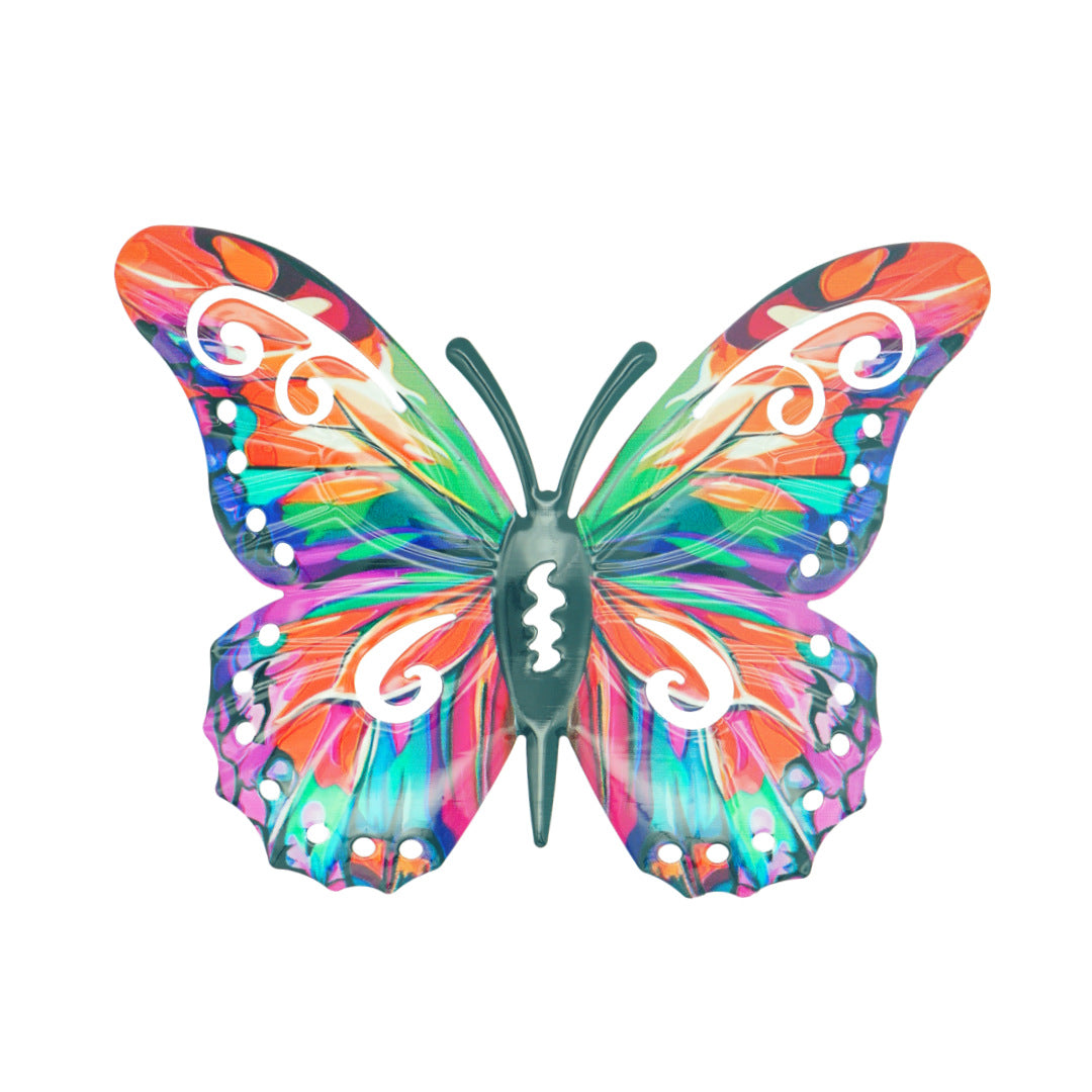 4Pcs Butterfly Metal Wall Decor,Outdoor Hanging Wall Art Sculptures Decoration