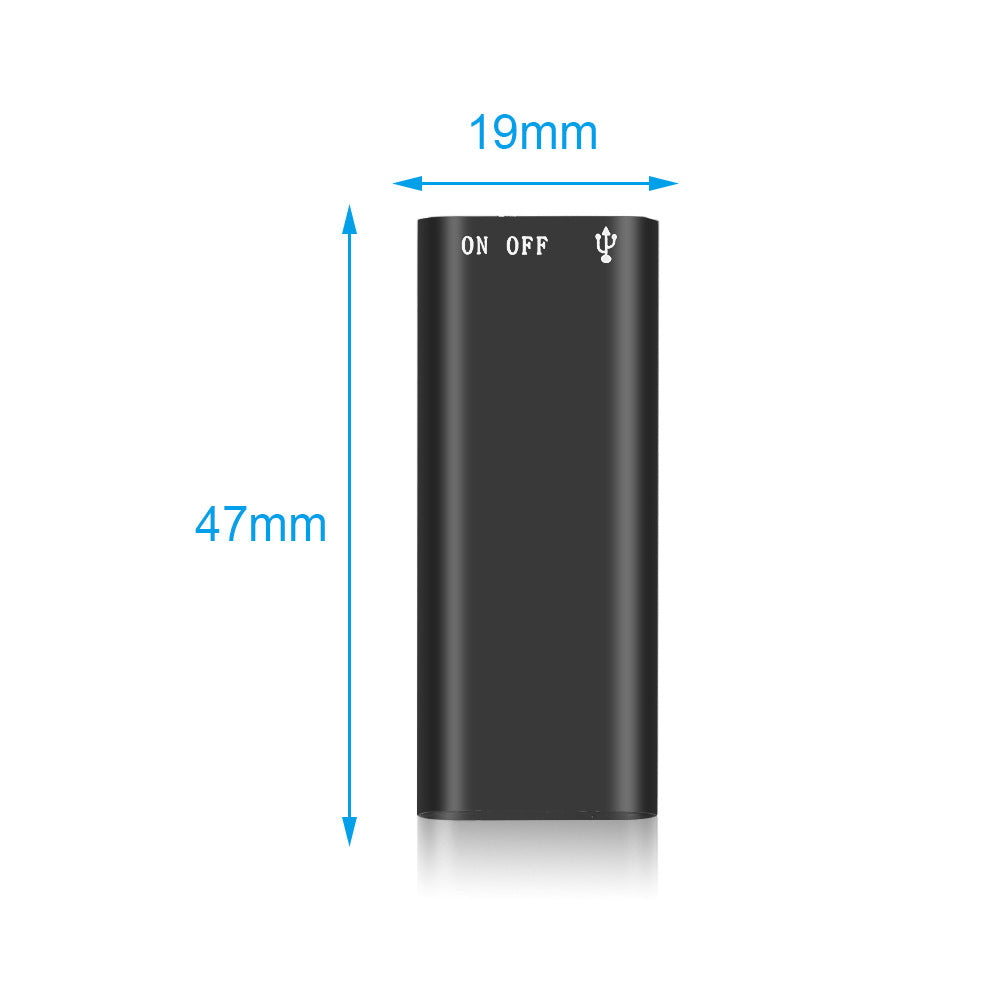 8GB Mini Voice Recorder: One-Button Recording, HD Audio & MP3 Player