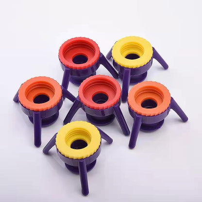 3-Size Leak-Proof Inverted Bottle Emptying Cap Kit - Fits Most Plastic Bottles to Reduce Waste