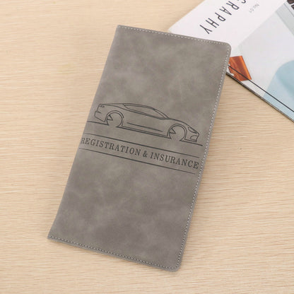 Car Registration & Insurance Holder – Vehicle Document Organizer for Interior Car Accessory