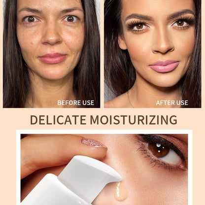 Waterproof Long-Lasting Oil-Control Soft Matte Liquid Foundation, 30ml