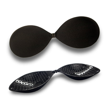 Round Push-Up Adhesive Bra with Front Closure – Invisible Lingerie for Small Bust