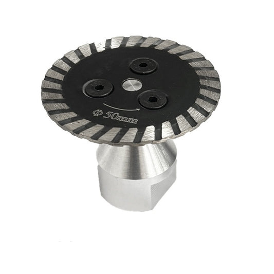 Precision Diamond Carving Wheel and Diamond Saw Blades, Compact 50mm Size with M14 Flange