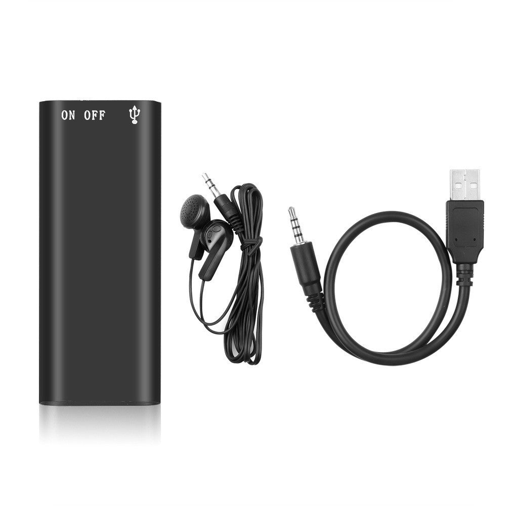 8GB Mini Voice Recorder: One-Button Recording, HD Audio & MP3 Player