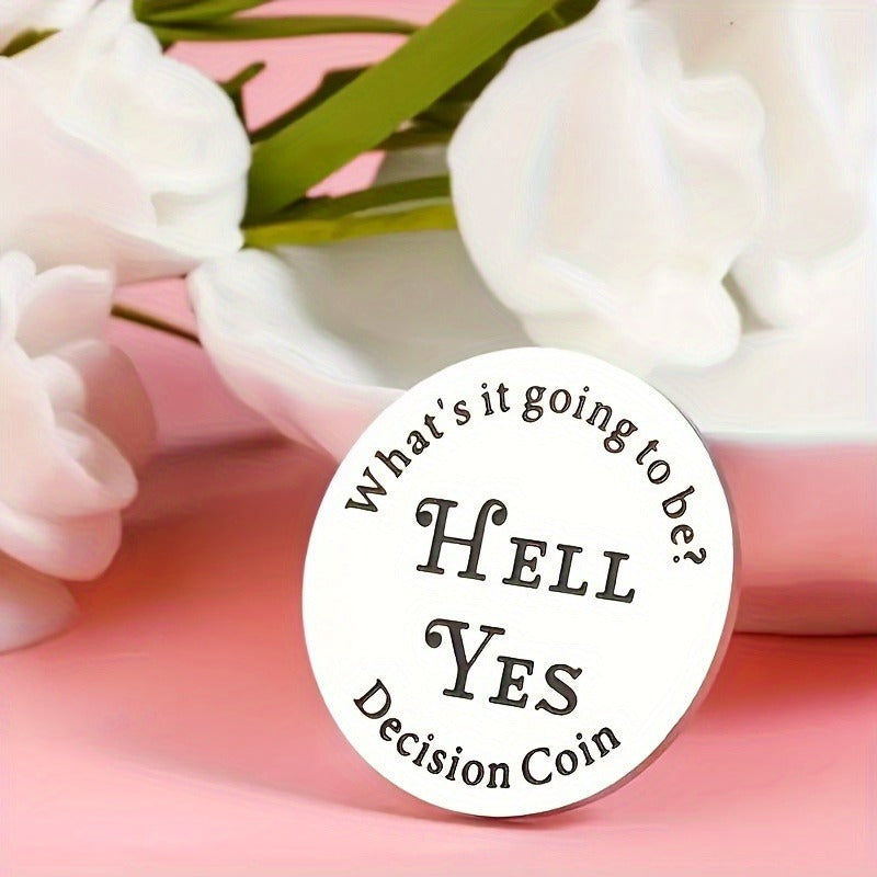 Decision Coin,Yes No Coin,Ideal for Birthdays, Anniversaries, & Special Occasions