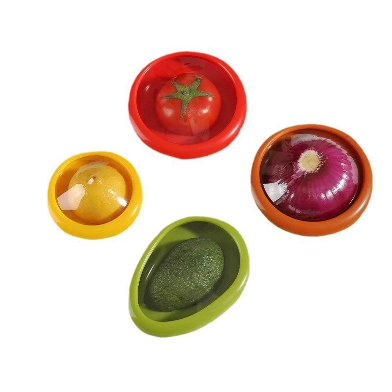 4 Pcs Vegetable and Fruit Storage Containers for Fridge