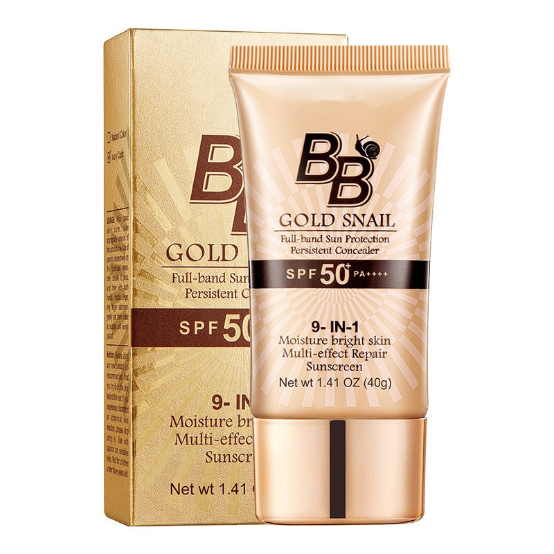 Snail BB Cream SPF 50 Foundation, Tinted Moisturizer for Face with SPF 50 Colour Correcting Self Adjusting