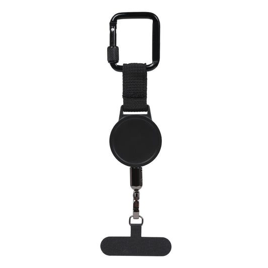 Outdoor Anti-Theft Retractable Phone Lanyard With Secure Clip Metal 360° Tether Tab, Lightweight Lanyard Holder