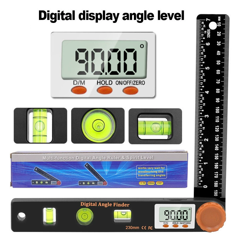 Electronic Angle Gauge 0-360 Degree Angle Ruler With LCD Display