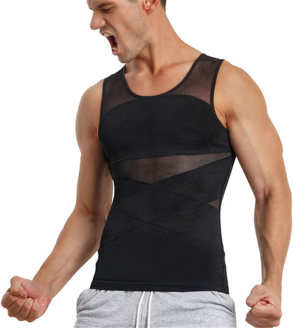 Men's Slimming Shirt For Abdomen & Posture Support