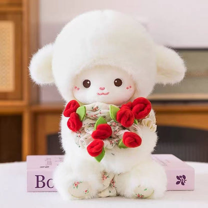 Cute Rose Bouquet Lamb Doll🌹🐑