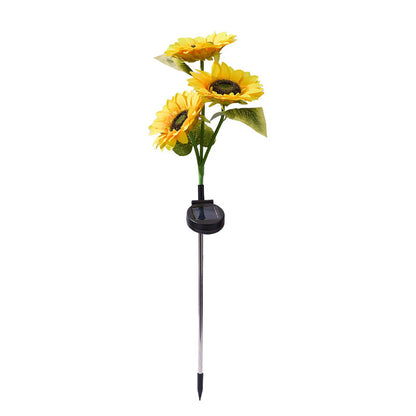 Sunflower Shape Solar LED Lights, Garden Waterproof Decorative