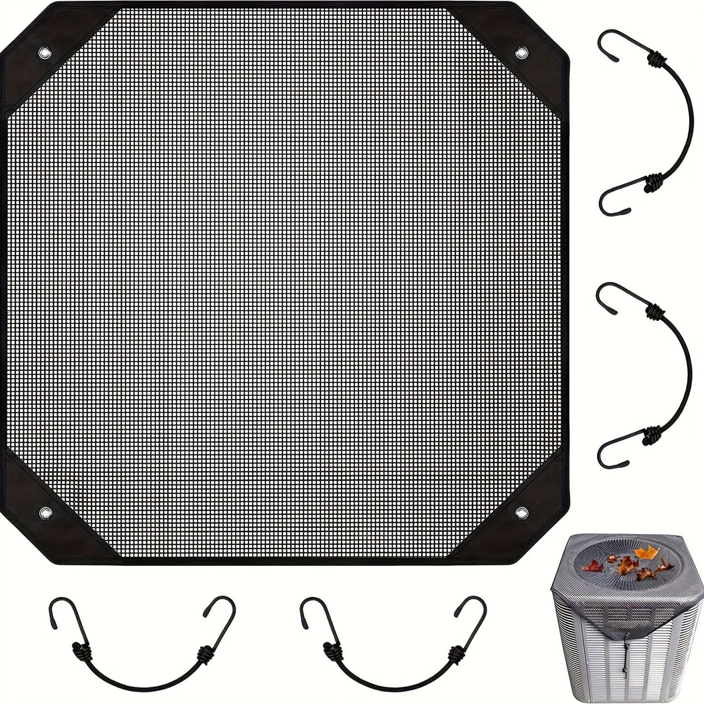 26" x 26" Universal Central Air Conditioner Mesh AC Unit Cover for Outside