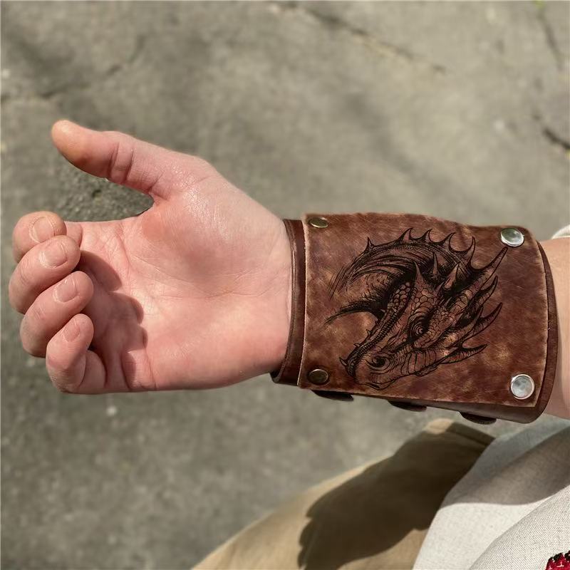 Leather Adjustable Wrist Wallet with Card Holder
