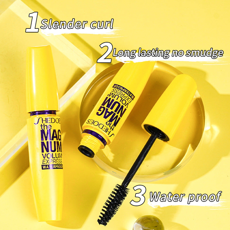 2-Piece Waterproof Lengthening and Volumizing Mascara with a Washable Formula