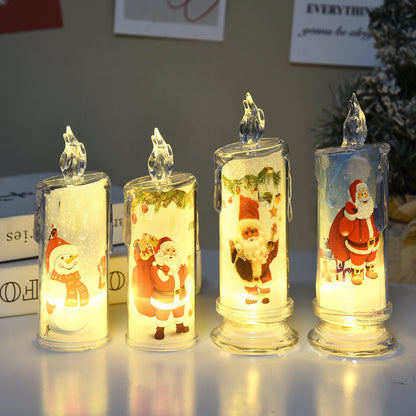 Flameless LED Christmas Candle Lights - An Elegant & Safe Holiday Decor