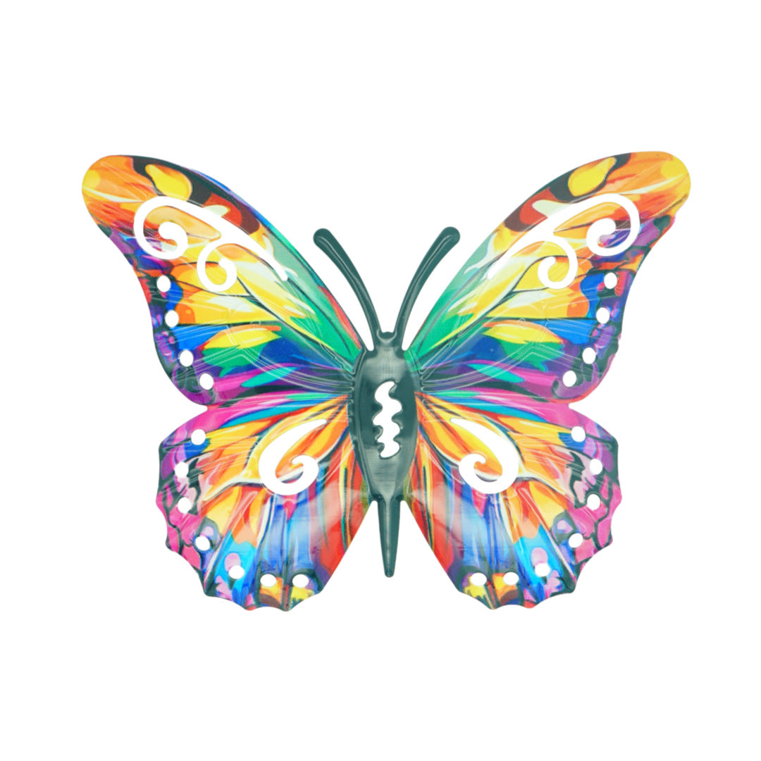 4Pcs Butterfly Metal Wall Decor,Outdoor Hanging Wall Art Sculptures Decoration