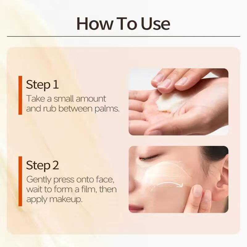 Glow Velvet Priming Moisture Cream - Pore Blurring and Makeup Gripping Primer, Hydrate and Lock Makeup All Day, Korean Skin Care for All Skin