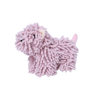 Dogs Fuzzy Ball Hand Towel,Hanging Hand Towels for Bathroom