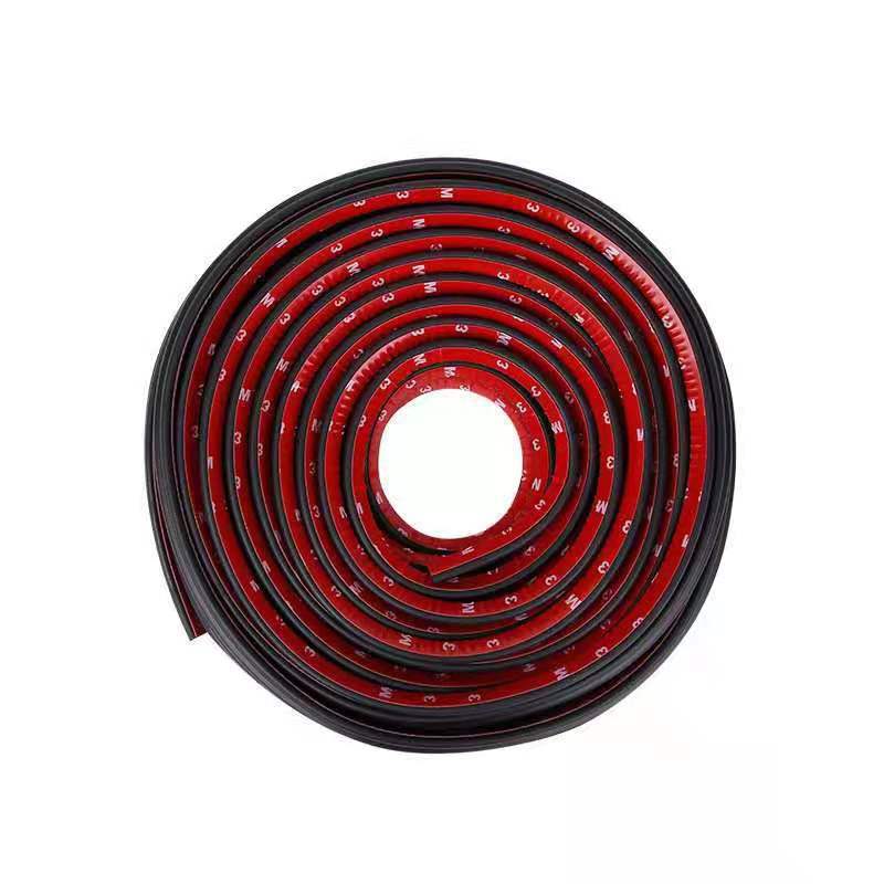 Universal Car Self-Adhesive Rubber Seal - Double Layer Soundproofing Weatherstrip