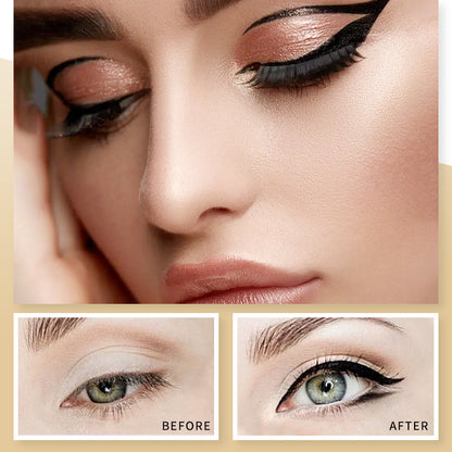 2PCS Waterproof Liquid Eyeliner Pen – Long-Lasting, Fast-Drying Precision Black Eyeliner