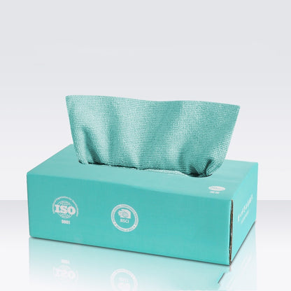 20 Sheets Microfiber Cleaning Cloth in A Box, 7.9 X 7.9in Cleaning Rags, Rags for cleanings House