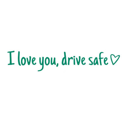I Love You Drive Safe Vinyl Car Rearview Mirror Stickers 4 PCS