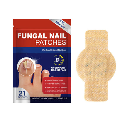 21Pcs Fungal Nail Patches: Extra Strength Treatment to Restore Healthy-Looking Nails