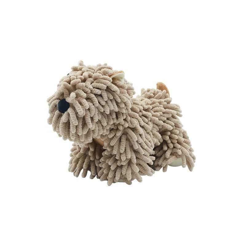 Dogs Fuzzy Ball Hand Towel,Hanging Hand Towels for Bathroom