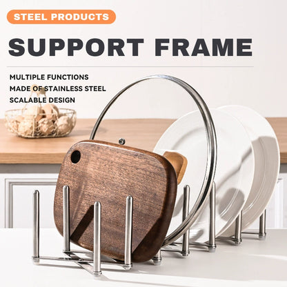 Pot and Pan Organizers Rack-kitchen Cabinet Organizers and Storage