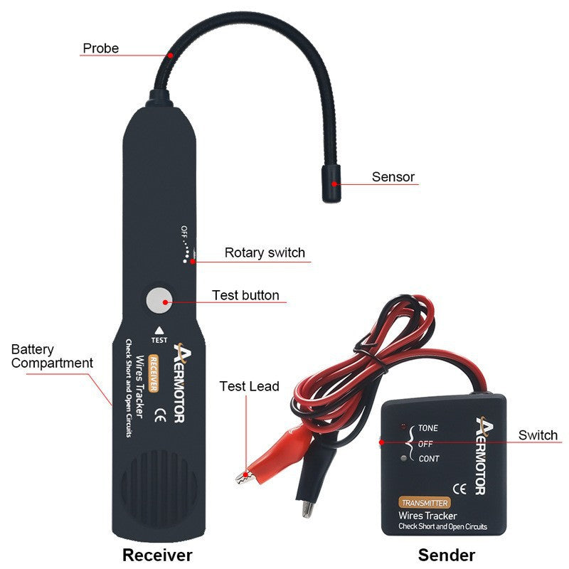 Automotive Circuit Car Disconnection Tester Digital Car Circuit Scanner Diagnostic Tool