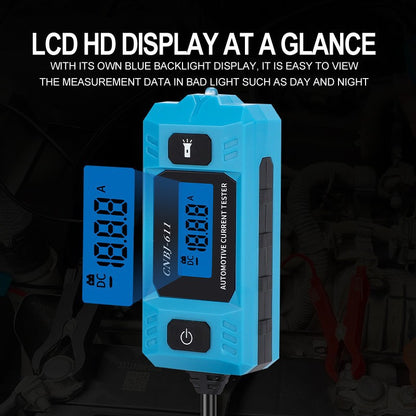 Digital Fuse Tester with LCD Display, Portable Auto Current Meter (Battery Not Included)
