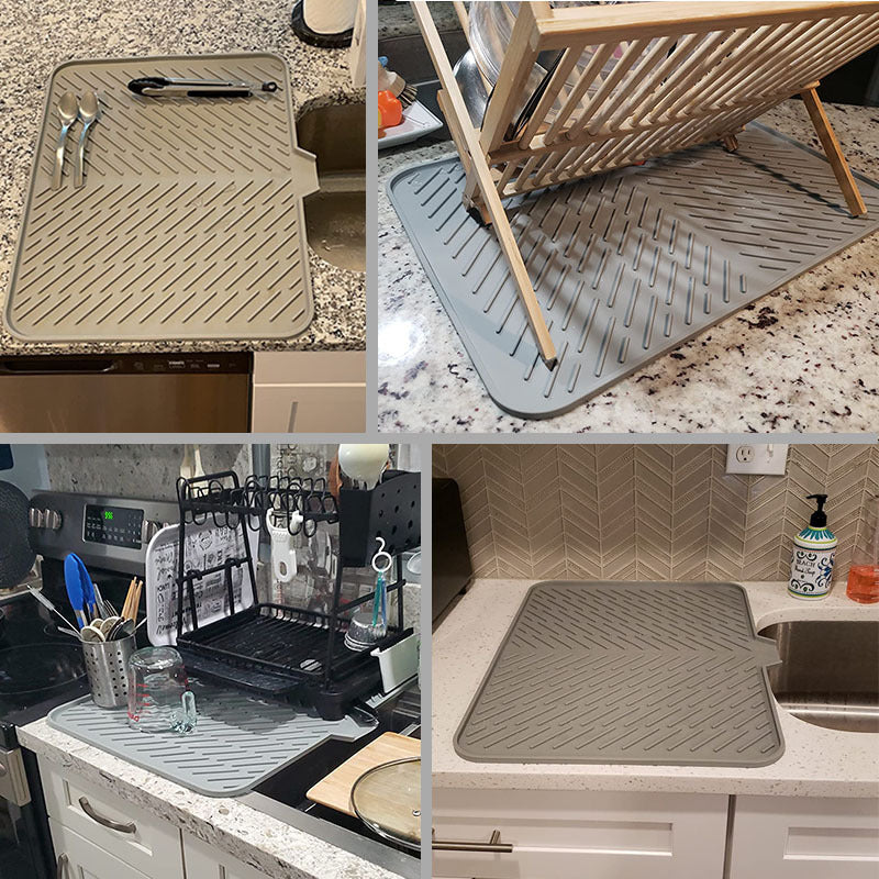 Heat-resistant Silicone Mat for Kitchen Counter or Sink