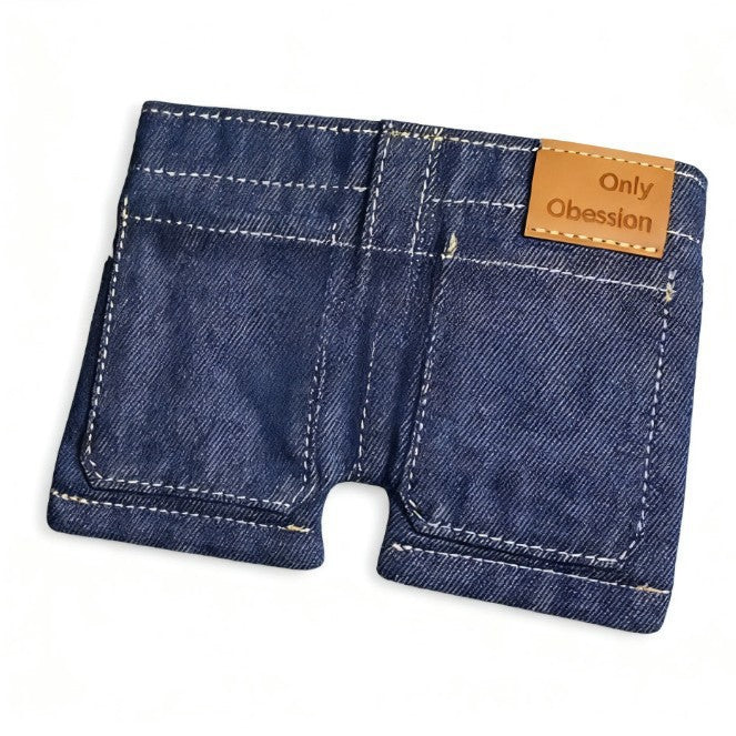👛 "Pocket Pants" Mini Jeans Wallet