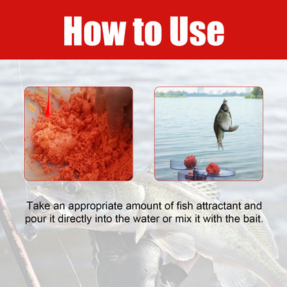 60ml Red Worm Scent Fish Attractants for Baits - Outdoor Fishing Bait Additive Liquid