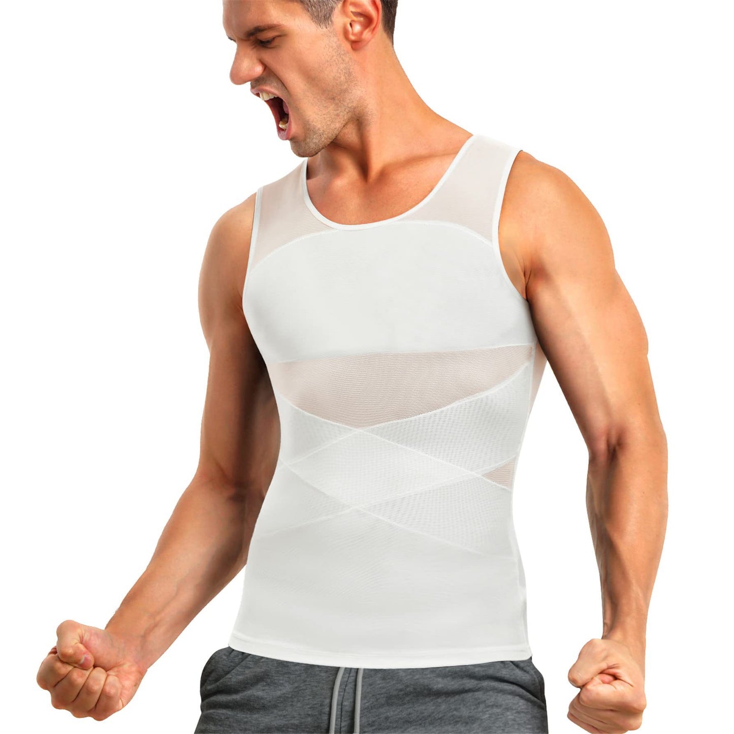 Men's Slimming Shirt For Abdomen & Posture Support