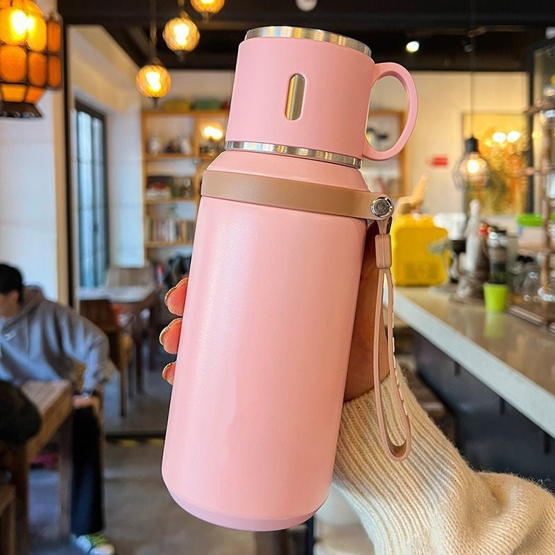 Vacuum Insulated Travel Mug | Stainless Steel | Tea-Water Separation Design