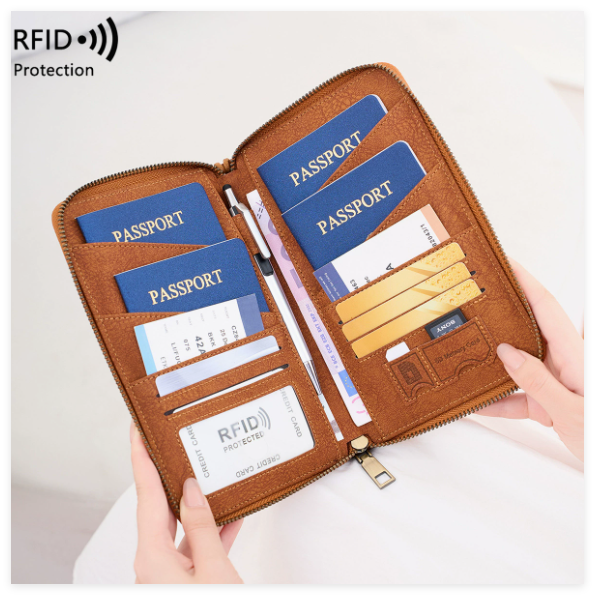 Multifunctional Travel Document Organizer (Tickets & IDs)