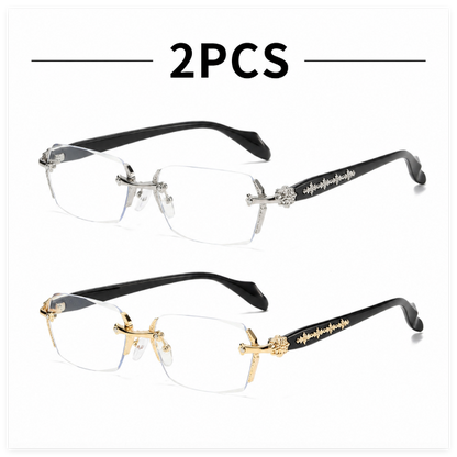 2PCS Rimless High Quality Eyewear